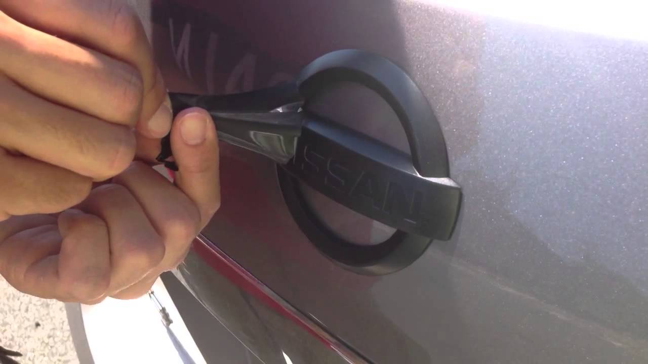 Nissan altima emblem removal #8