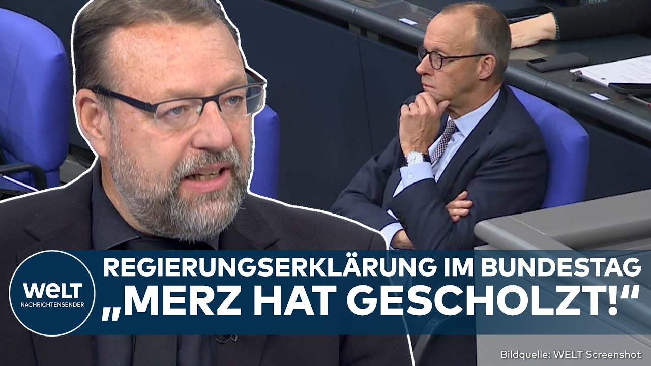 BUNDESTAG: Regierungserklärung von Merz! Kanzler teilt gegen EU aus und schweigt zu anderen Punkten