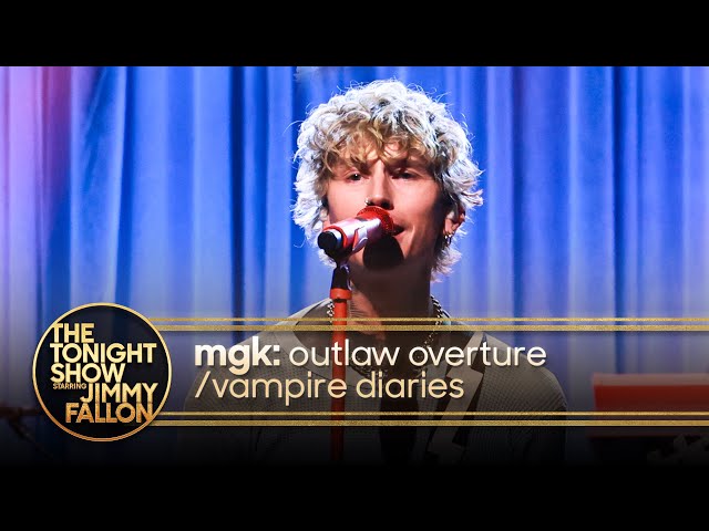 mgk: outlaw overture/vampire diaries | The Tonight Show Starring Jimmy Fallon