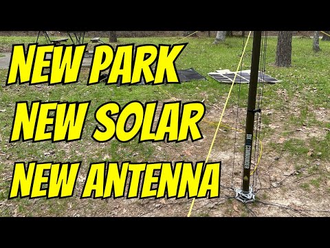 New Park, New Antenna, New Solar Panels.  Let's POTA!