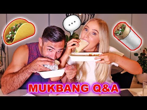 MUKBANG + Q&A WITH MY BF!