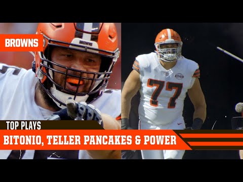Bitonio, Teller Serving Up Pancakes And Power | Cleveland Browns video clip