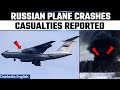 Russian Military Plane Crashes After Catching Flames Mid-Air, All Crew Members Lost