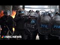 Argentine riot police fire water cannons and tear gas to disperse protesters outside Congress