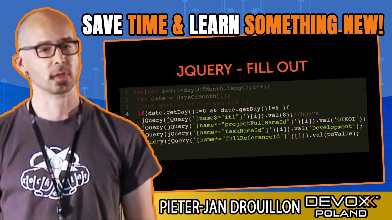 Automate boring tasks • Pieter-Jan Drouillon • Devoxx Poland 2021