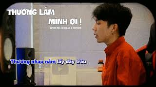 Thương Lắm Mình Ơi - (Lofi ver.) | NB3 Hoài Bảo l Karaoke Beat Chuẩn
