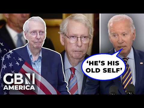 'He was his old self' | President Joe Biden comments on Mitch McConnell freezing again
