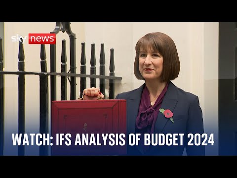 Watch live: IFS analysis of the Autumn Budget 2024