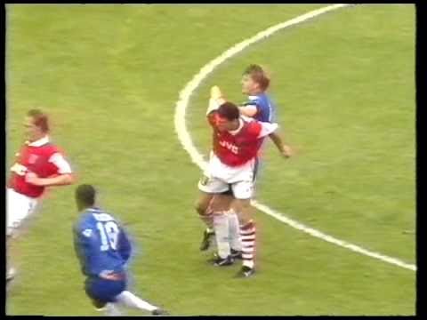 95/96 Chelsea v Arsenal - Spackman whacks Keown