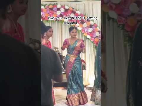 Best friends Wedding Engagement 😍🥰💍 #minivlog #shortsvideo #wedding