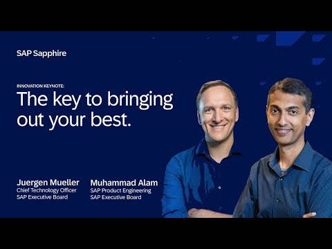 SAP Sapphire Innovation Keynote: The key to bringing out your best | Join Us Live