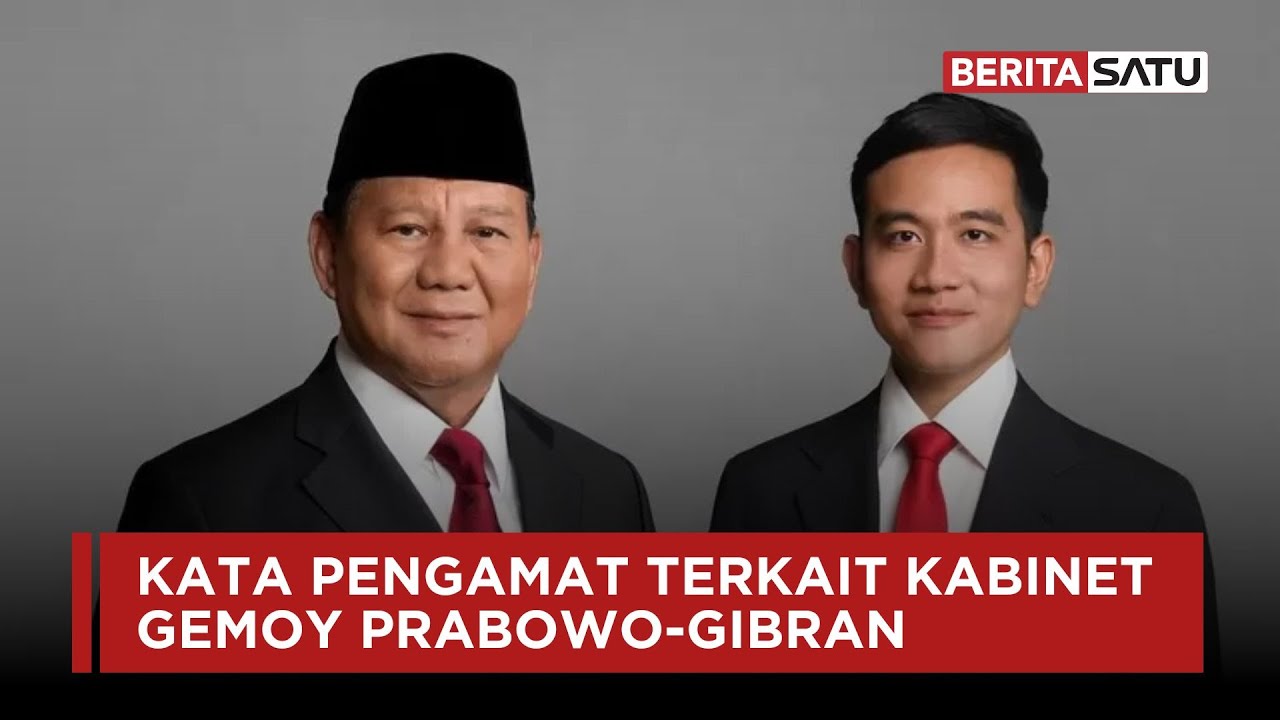 Kata Pengamat Terkait Kabinet Gemoy Prabowo-Gibran | Beritasatu
