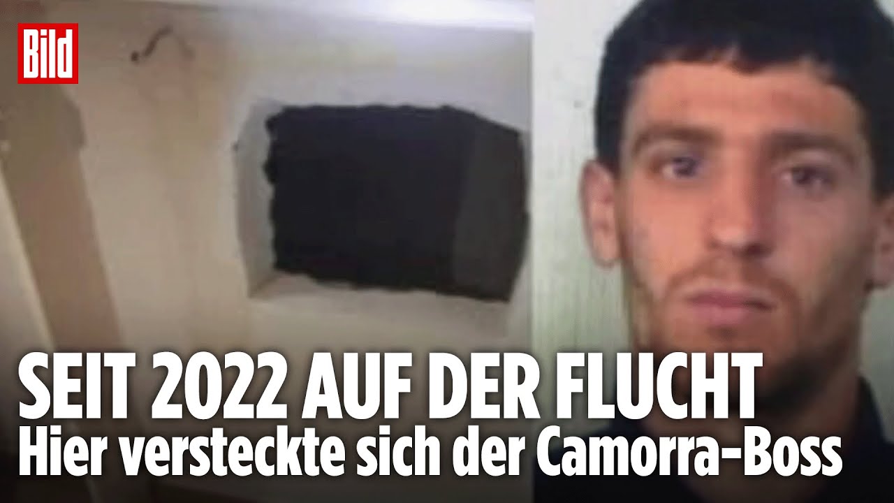 ZUGRIFF IN NEAPEL: Ermittler fassen Camorra-Boss Andolfi – Er hauste jahrelang hinter einer Heizung