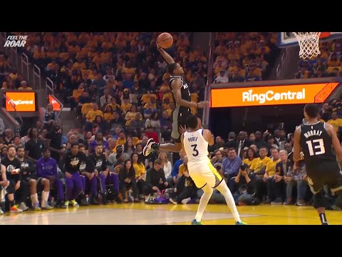 Fox Soars for HUGE Dunk in Game 4 | 4.23.2023 video clip