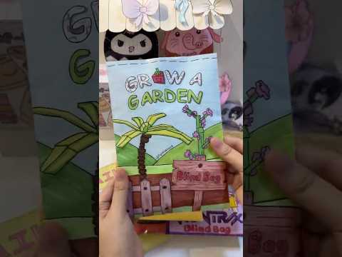 Grow a garden blind bag unboxing! #growagarden #gag #roblox #blindbag #asmr #unboxing #diy #paper