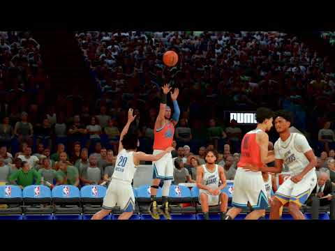 NBA 2K25 - 76 PTS - COURTSIDE NBA HIGHLIGHTS - RISING STARS GAME | DJ DIXON PG#1 | My LEAGUE