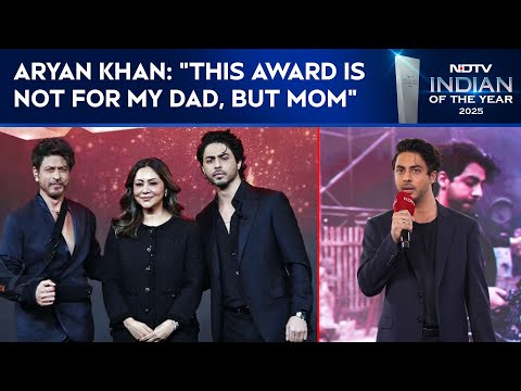 Aryan Khan At NDTV Indian Of The Year 2025: "This Award Is Not For My Dad, But Mom"