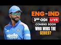 LIVE #ENG vs #IND 3rd ODI cricket match stream | #ENGvIND