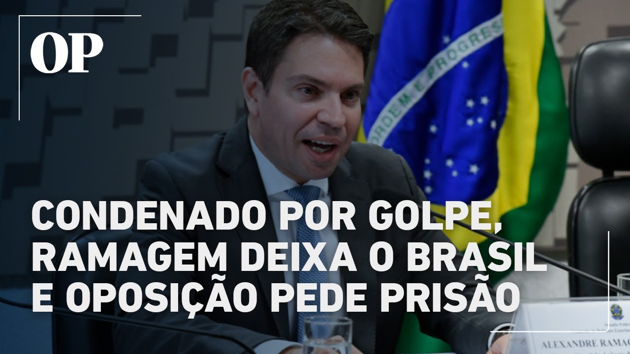 Condenado por tentativa de golpe Ramagem deixa o Brasil e opositores pedem prisão do deputado TV Online Condenado por tentativa de golpe Ramagem deixa o Brasil e opositores pedem prisão do deputado