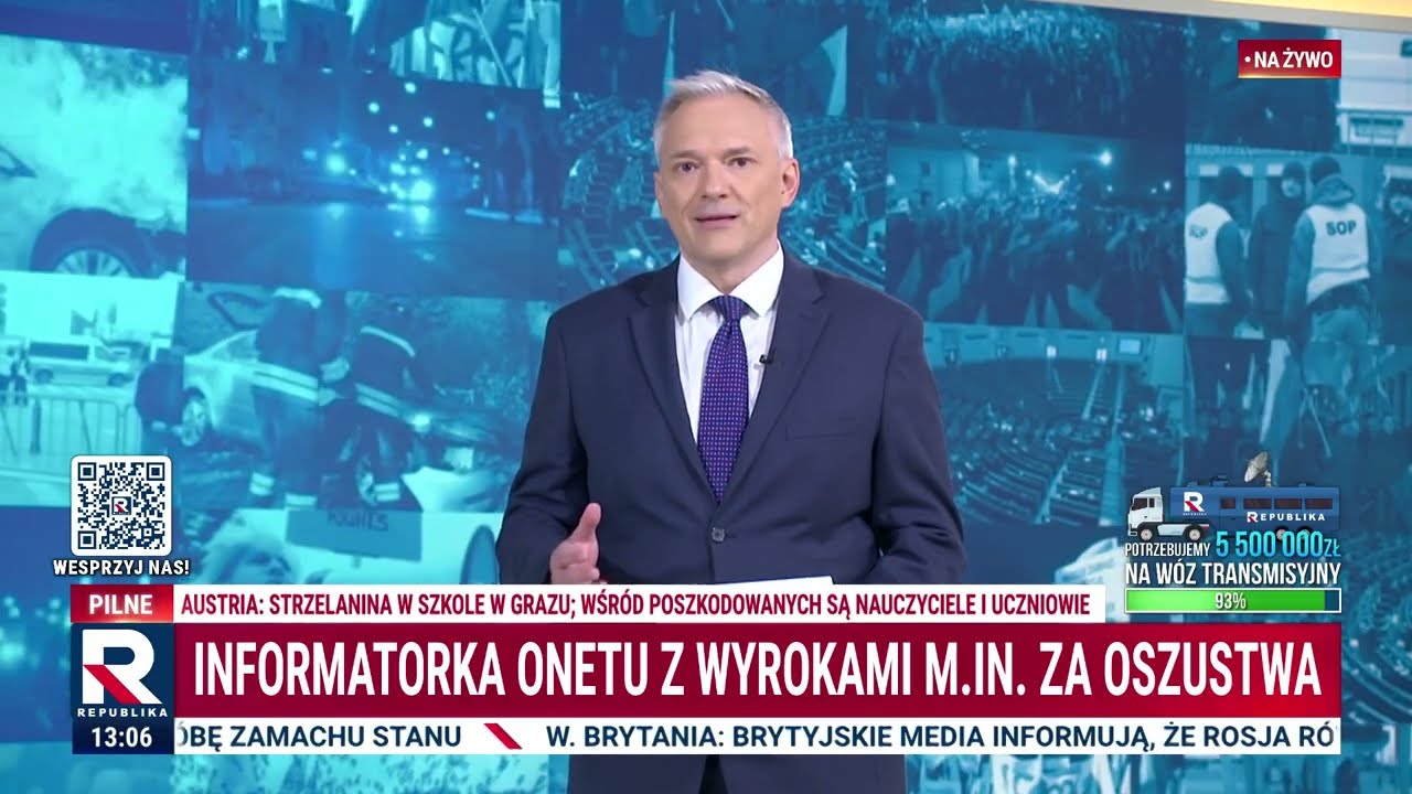Informacje Telewizja Republika 10.06.2025 godz. 13:00 | Republika Dzień