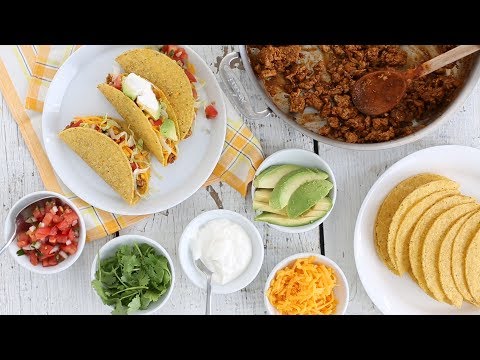 Simple Ground Turkey Tacos- Everyday Food with Sarah Carey