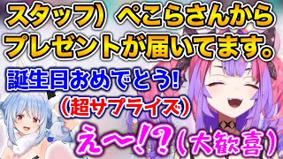 最後の最後にぺこらが登場して、とんでもなくテンションが上がるヴィヴィ【ホロライブ切り抜き/綺々羅々ヴィヴィ/ラプラスダークネス/鷹嶺ルイ/風