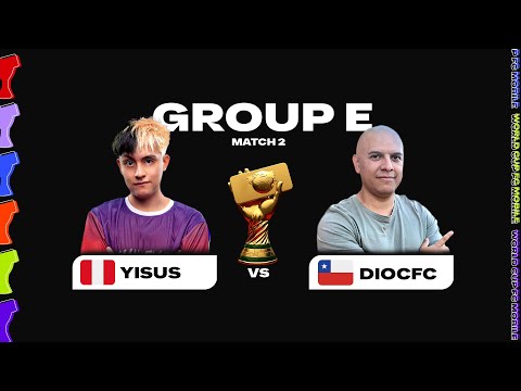 J2 Grupo E | PERÚ v CHILE | FC Mobile World Cup | @YoutubersLeague vs @diocfc7609