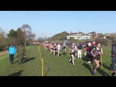 Inter and Senior Girls Kent Schools Cross Country Championships 21st January 2023