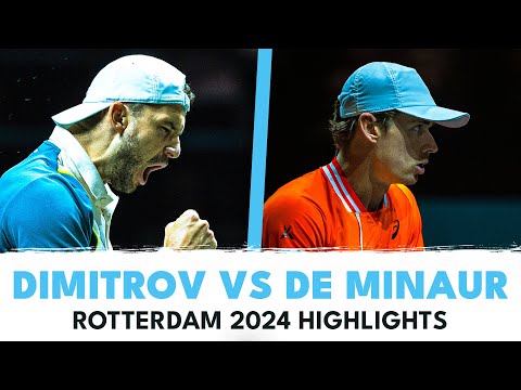 Grigor Dimitrov vs Alex De Minaur Semi-Final Highlights | Rotterdam 2024