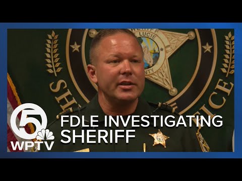 FDLE investigating St. Lucie County sheriff, executive order says