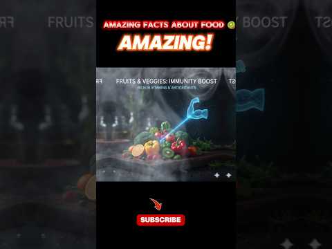 Amazing facts about food 🍗🍑 |  health tips #facts #shorts