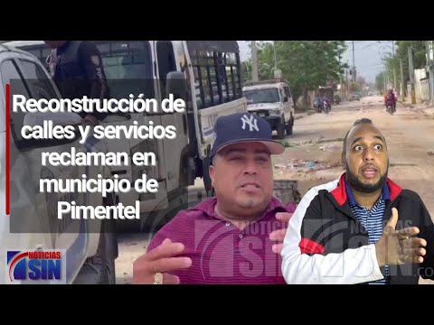 Manifestantes exigen acondicionamiento de calles en Pimentel