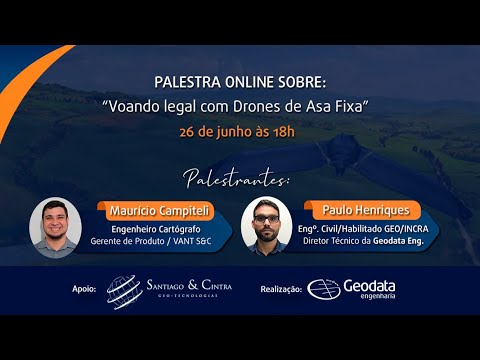 Voando legal com Drones de Asa Fixa