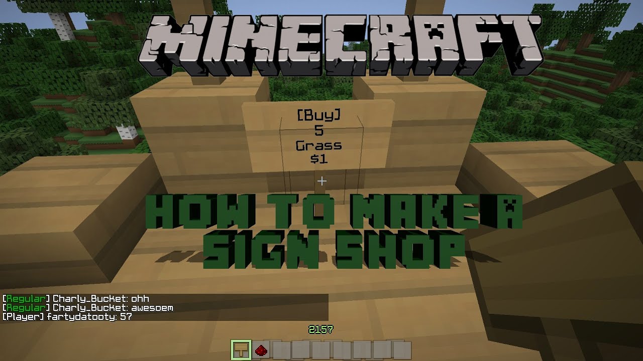 minecraft-how-to-make-a-sign-shop-youtube