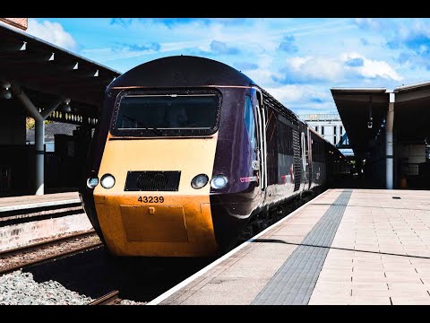 1V52 CrossCountry HST 43239 & 43208 Depart Derby for Plymouth 07/05/2022