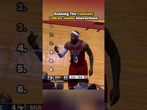Ranking The Funniest LeBron James Interactions 😭💀