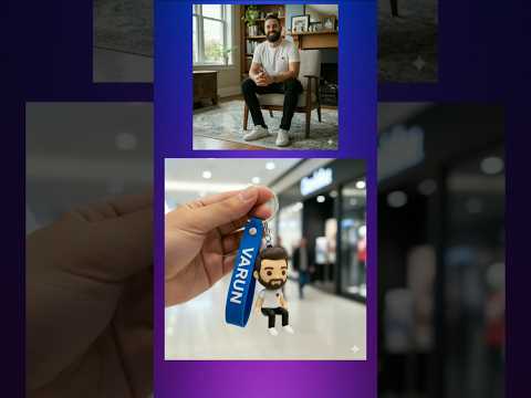 3d Key chain bnao Google gemini se 🔥 🔥 #ai #google#trend #viral #instagram #youtube #shorts