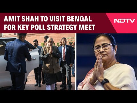 Amit Shah Bengal Visit | Amit Shah Heads To Bengal For Key Poll Strategy Meetings Ahead Of Polls
