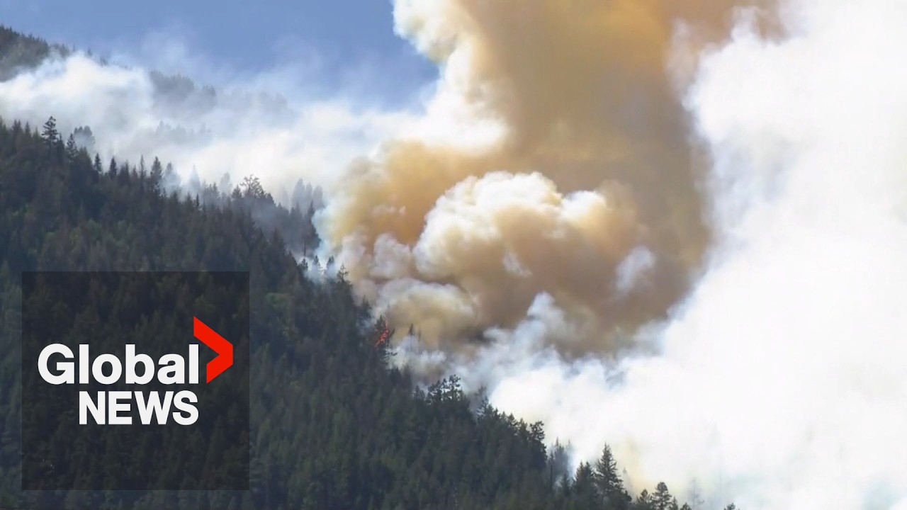 Frightening situation in Fraser Canyon as 2 wildfires destroy parts of resort structure