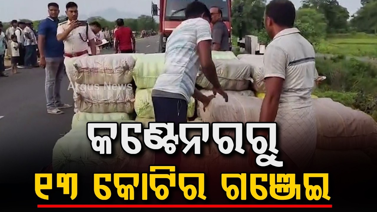 ₹13 Crore Cannabis Seized In Sonepur: Police Uncover Secret Chamber In Container | Argus News
