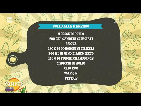 La ricetta del pollo alla Marengo - Camper 19/07/2024