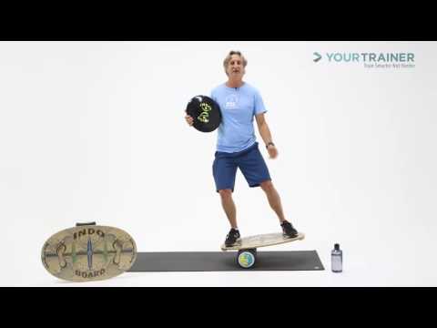 Video INDOBOARD Balance board ORIGINAL Board / Roller BAREFOOT