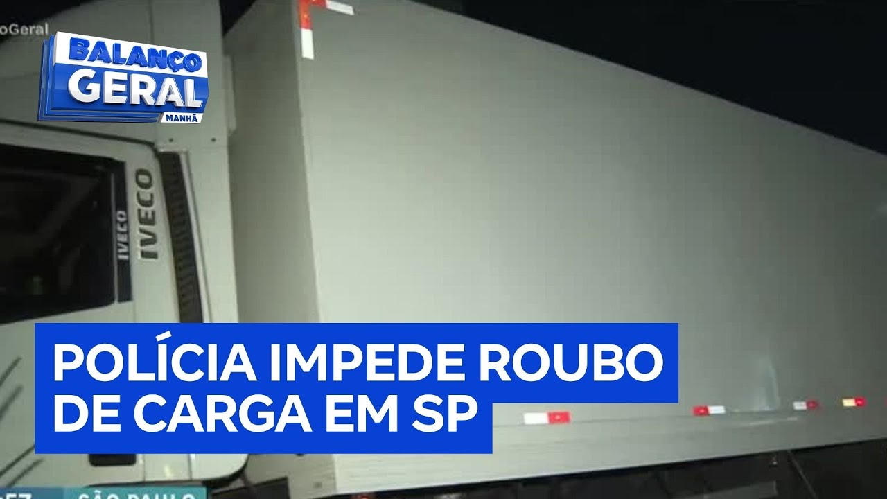 Polícia impede roubo de carga de eletrônicos na Marginal Tietê em São Paulo
