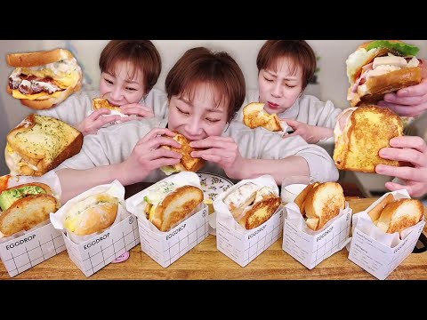 컨디션이 안 좋아서....🥪x9 250205/Mukbang, eating show