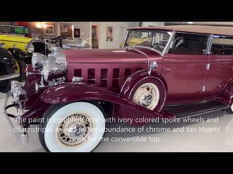 video 1932 Cadillac 355-B All-Weather Phaeton by Fisher