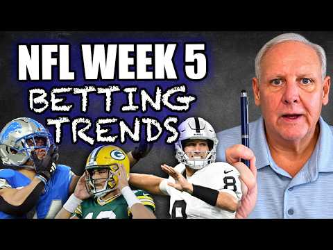 NFL Week 5 Betting Trends: 6 MUST-SEE Angles &amp; Ravens vs. Falcons SNF Preview | Ralph Michaels