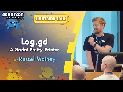 Log.gd, a Godot pretty-printer – Russell Matney – GodotCon 2025