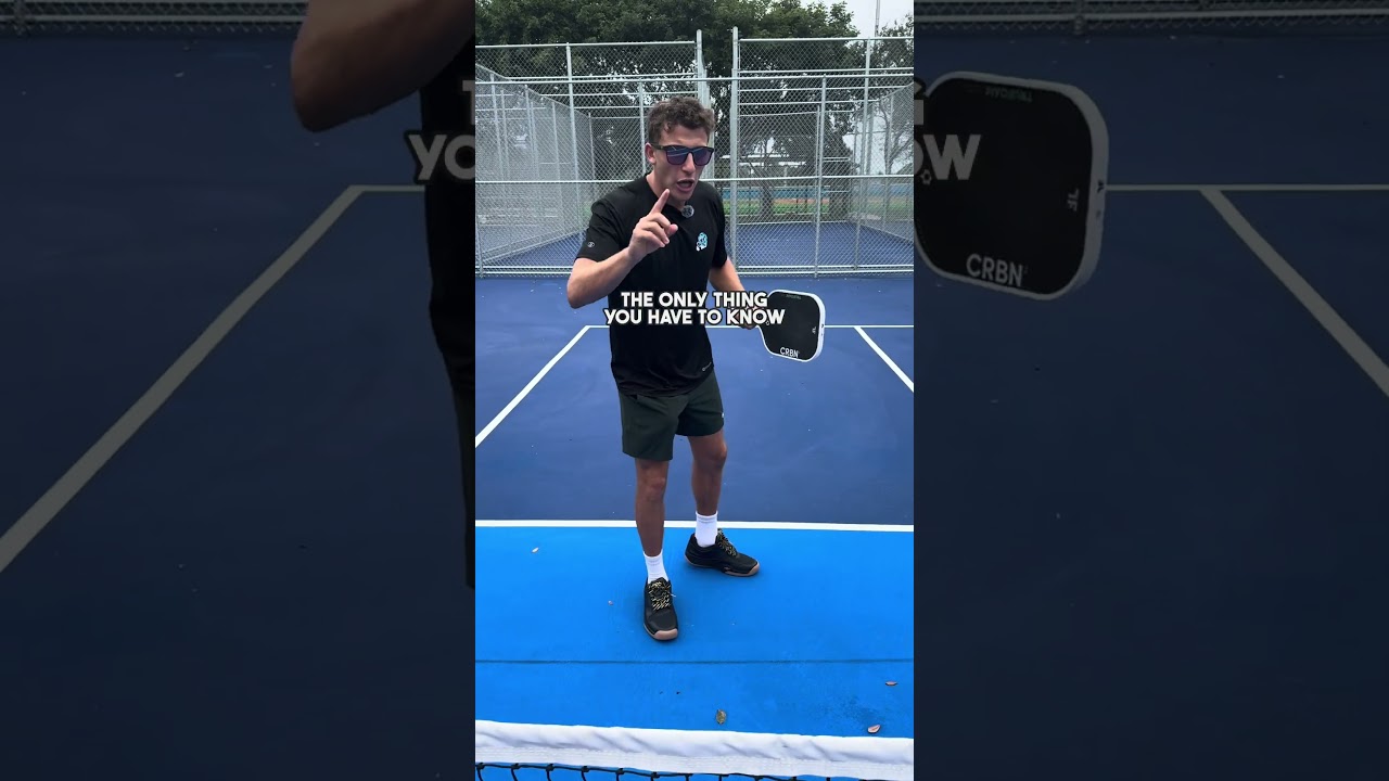 Pickleball Rule for when you’re allowed to step in the kitchen! #pickleball #pickleballtips