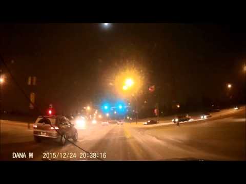 Christmas Eve - Truck Crossing Median Crash Calgary