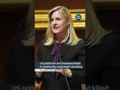 US politician and husband killed in 'politically motivated' shooting #itvnews